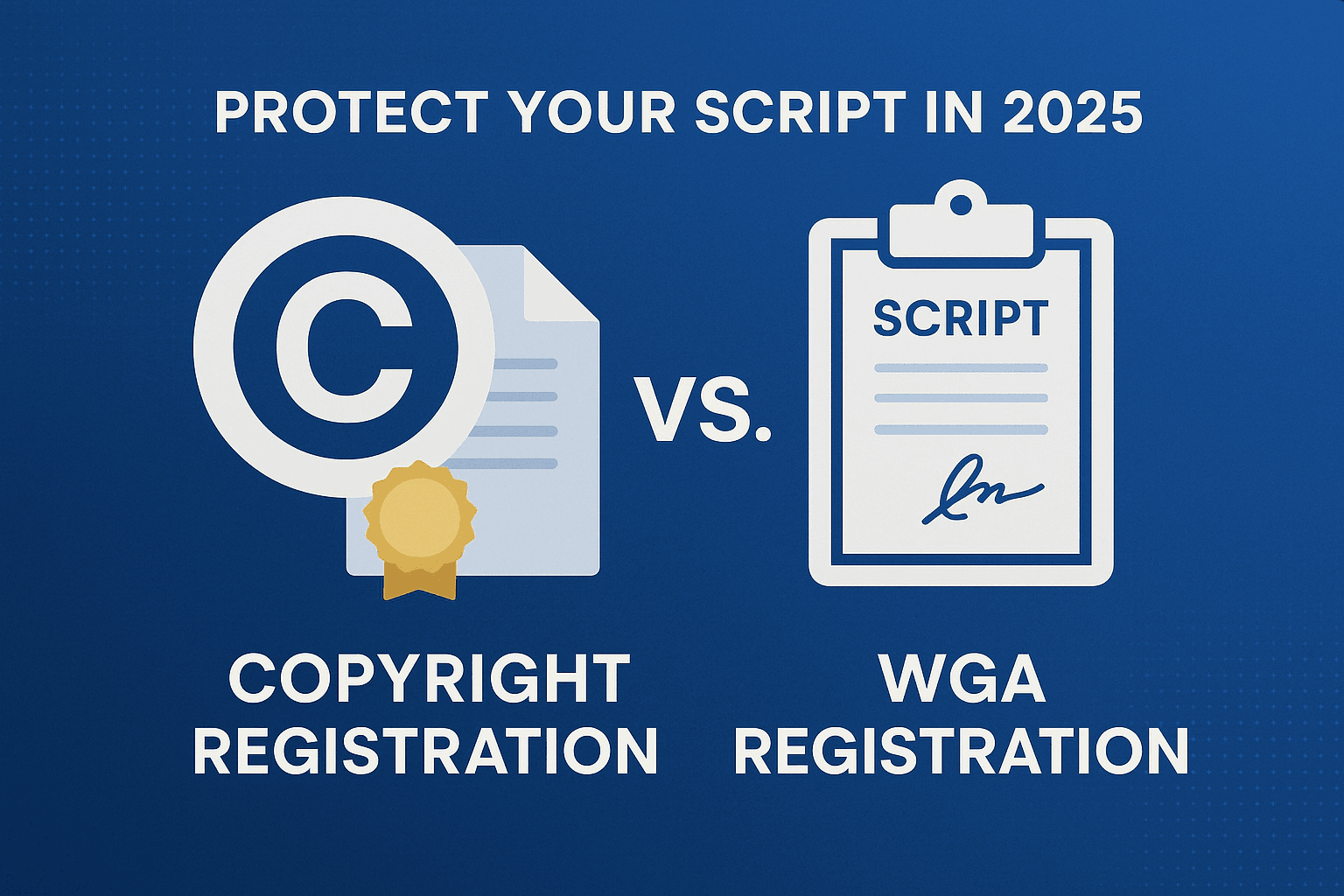 Copyright Registration vs. WGA: Protect Your Script in 2025