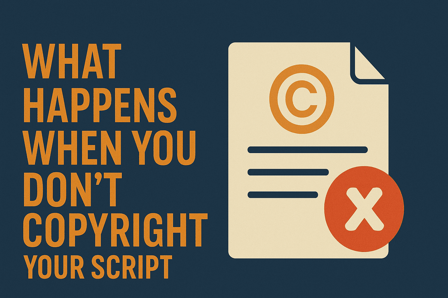 What Happens When You Don’t Copyright Your Script